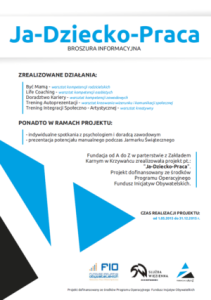 Broszura informacyjna projektu